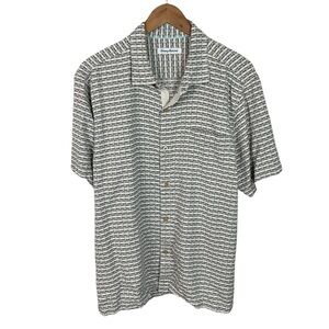 BF1270 Men’s Tommy Bahama 100% SILK Casual Beach Button Down Shirt XL